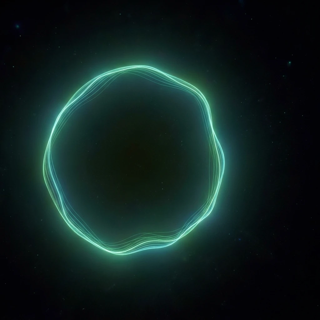 A glowing green power ring symbolising the Green Lantern Corps
